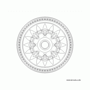 문양/패턴 - 원형 r-ca-a084