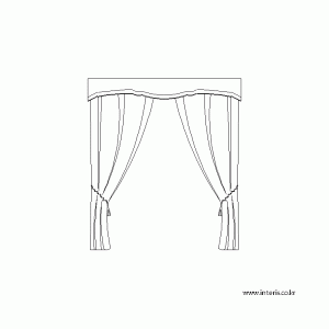 캐드소스 커튼 d-curtain-ea101