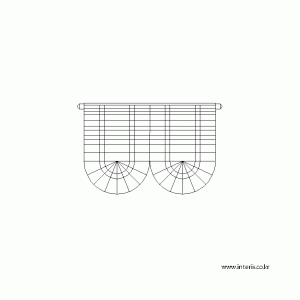캐드소스 커튼 d-curtain-ea061