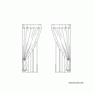 캐드소스 커튼 d-curtain-ea056