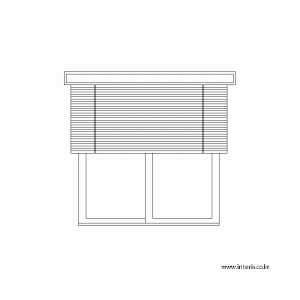 캐드소스 커튼 d-curtain-ea081
