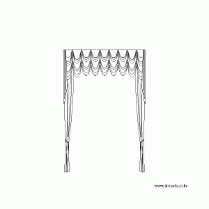 캐드소스 커튼 d-curtain-ea010