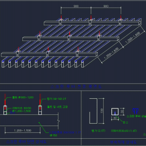 캐드디테일/상세도 - 천정 - 루바상세도