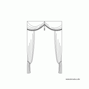 캐드소스 커튼 d-curtain-ea004