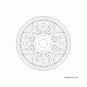 문양/패턴 - 원형 r-ca-a073