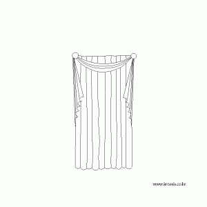 캐드소스 커튼 d-curtain-ea069