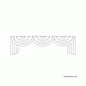 캐드소스 커튼 d-curtain-ea023