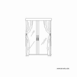 캐드소스 커튼 d-curtain-ea001