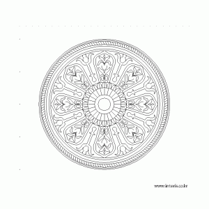 문양/패턴 - 원형 r-ca-a071