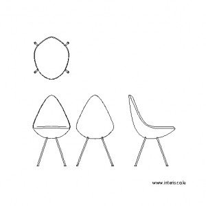 디자인 의자 세트 f-ch-msa005