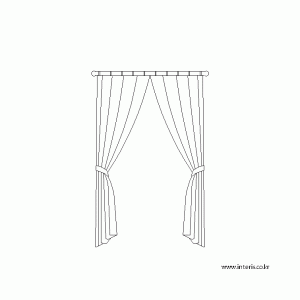 캐드소스 커튼 d-curtain-ea012