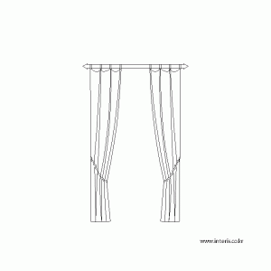 캐드소스 커튼 d-curtain-ea006