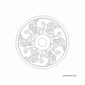 문양/패턴 - 원형 r-ca-a057
