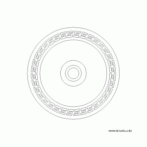 문양/패턴 - 원형 r-ca-a056