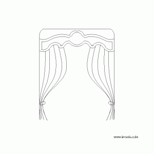 캐드소스 커튼 d-curtain-ea041