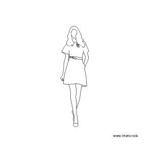 캐드소스 사람 여자 p-girl-me001