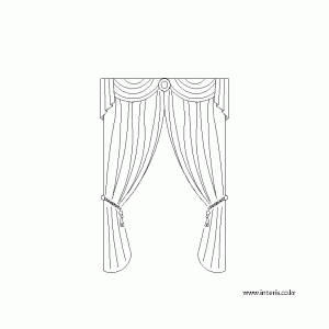 캐드소스 커튼 d-curtain-ea008