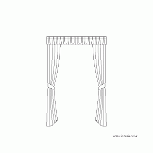캐드소스 커튼 d-curtain-ea013
