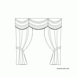 캐드소스 커튼 d-curtain-ea003