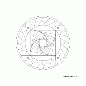 문양/패턴 - 원형 r-ca-a059