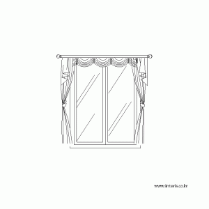 캐드소스 커튼 d-curtain-ea063