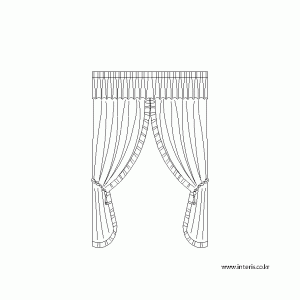 캐드소스 커튼 d-curtain-ea009