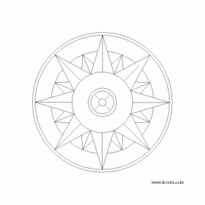 문양/패턴 - 원형 r-ca-a085