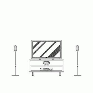 홈시어터 입면 d-et-ec001