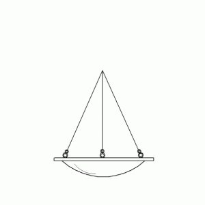 샹들리에 입면 l-c-ea017