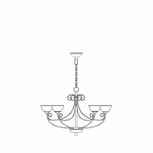 샹들리에 입면 l-c-eb039