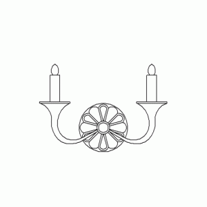 벽등/벽부등 입면 l-wl-e045