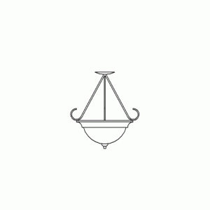 샹들리에 입면 l-c-ea019