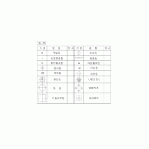 조명범례 legend 010