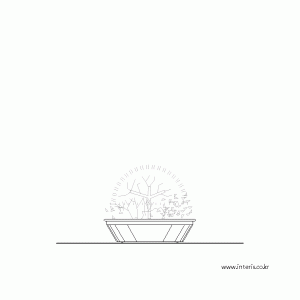 화분 입면 dpfla008