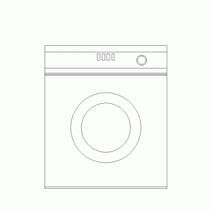 세탁기 입면 k-w-ea006