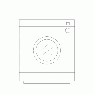 세탁기 입면 k-w-ea007