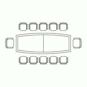의자테이블(회의실) ​​f-ct-pi014