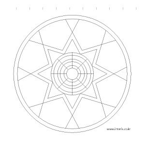 캐드소스 원형 문양/패턴 r-ca-a011