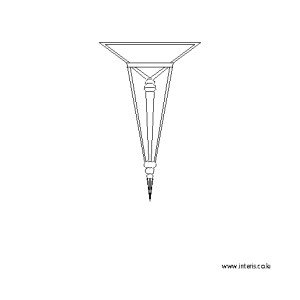 조명 벽등/벽부등 입면도 l-wl-ea086