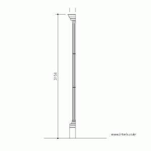 기둥 디자인 입면도 c-co-ea012