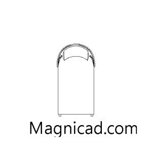 의자/소파/리클라이너 평면 캐드 dwg f-ch-pf005