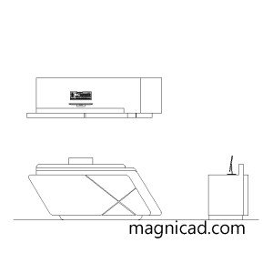 안내데스크/카운터 캐드 도면 f-ca-sa020.dwg