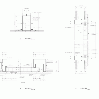 숨은 /히든  방화문 CDDF011