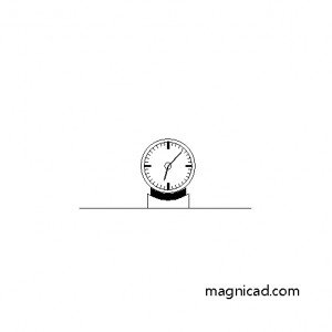 시계 캐드소스/블럭  dd-clock a011