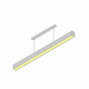 래빗(Revit) - 패밀리 - 조명등 LED 80W 팬던트바라이트 (천장형) Revit 2017 Ver.